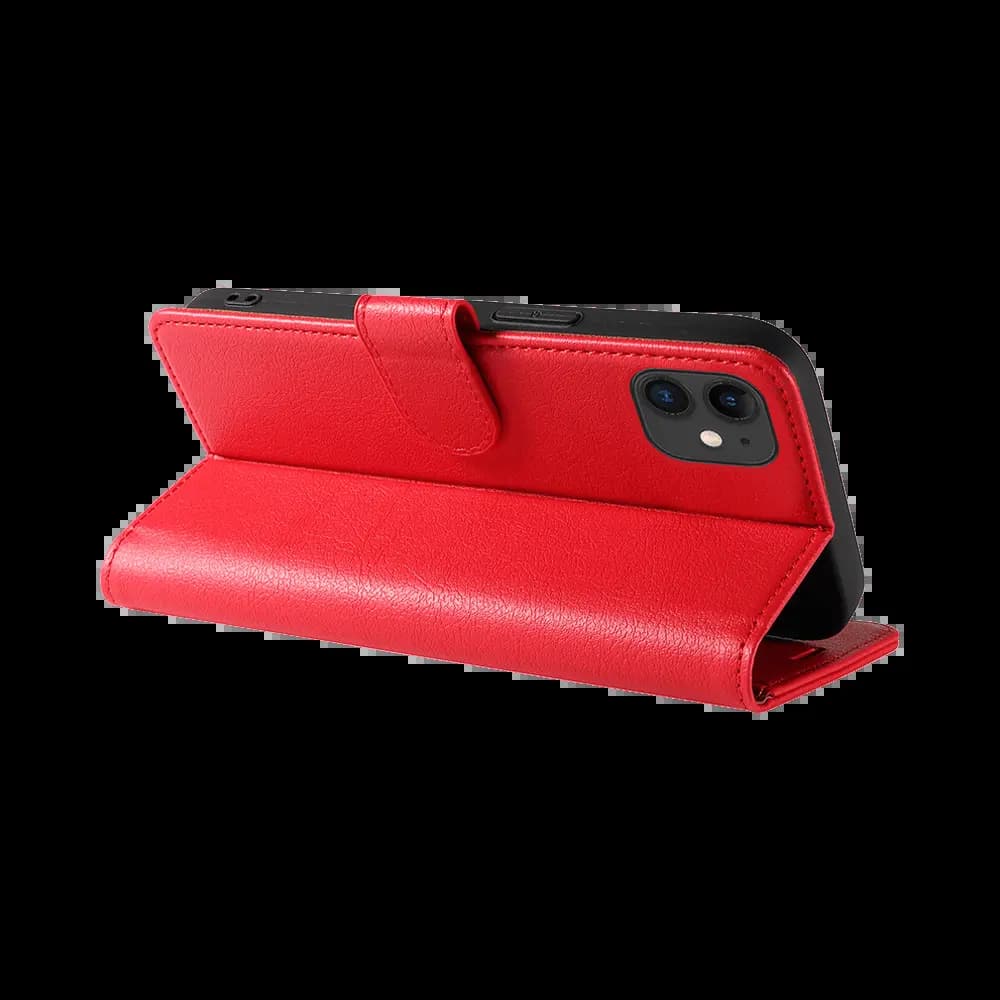 Housse folio anti-RFID iPhone 11 – PROTECT IP011 Rouge - Vue 2