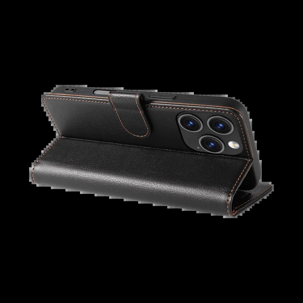 Housse folio anti-RFID iPhone 16 Pro – PROTECT IP011 Noir - Vue 2