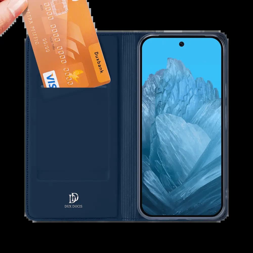 Housse folio Google Pixel 9 Pro XL porte-carte – Dux Ducis Skin Pro Noir - Vue 2