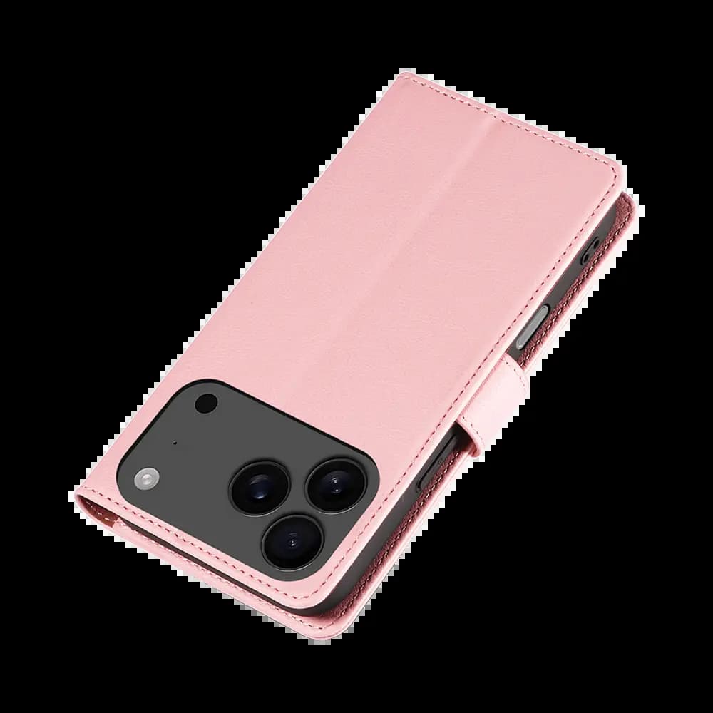 Housse folio anti-RFID iPhone 17 Pro – PROTECT IP011 Rose - Vue 6