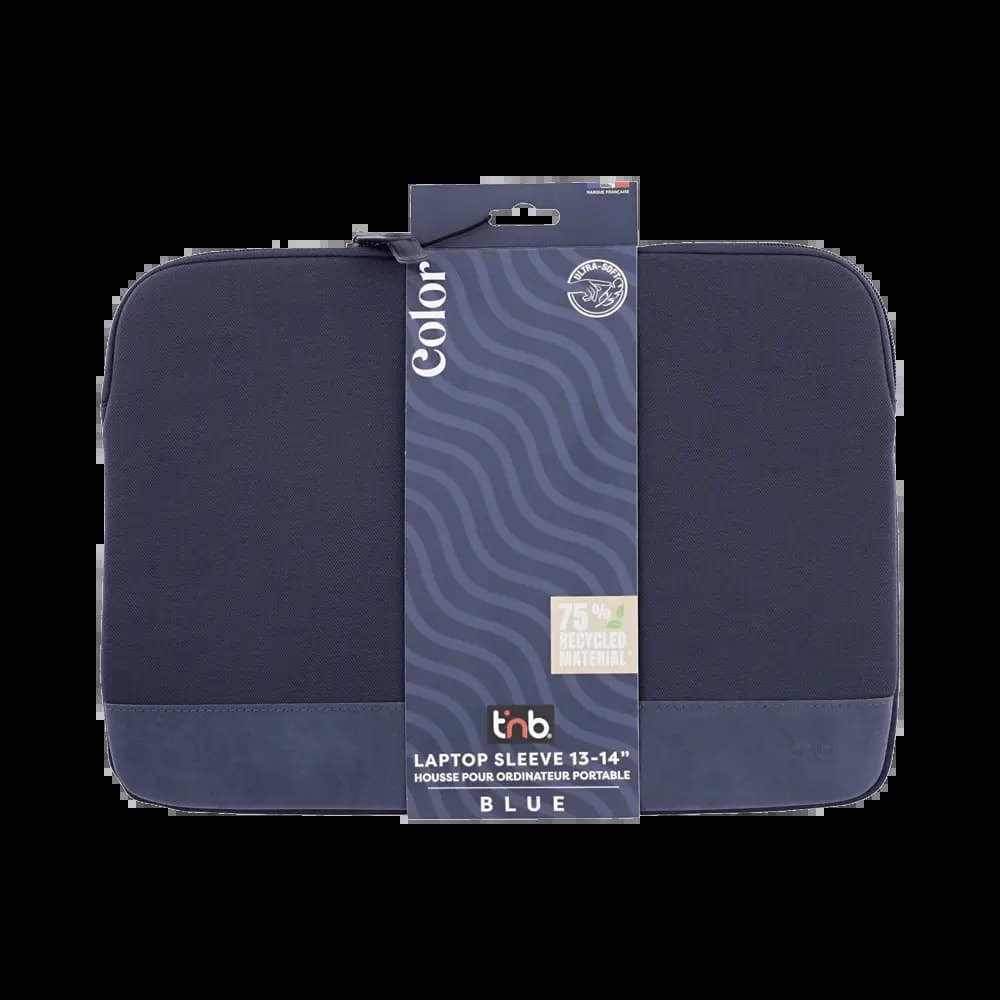 Housse PC portable 13/14" à mémoire de forme - T'nb SLCOLOR14BL Bleu - Vue 18