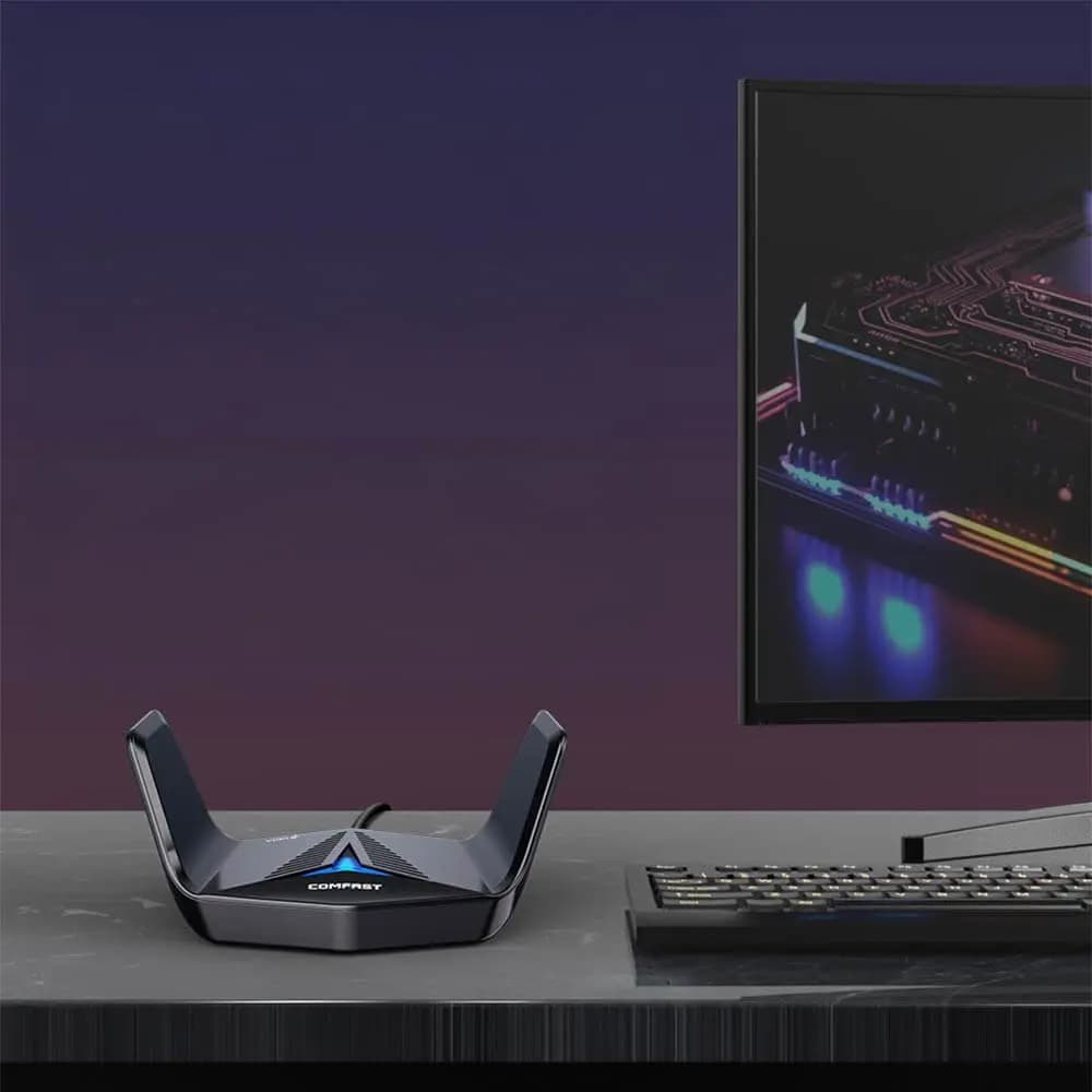 Adaptateur WiFi 6 USB tri-bande AX5400 (5374 Mbps) – Comfast CF-979AX - Vue 2