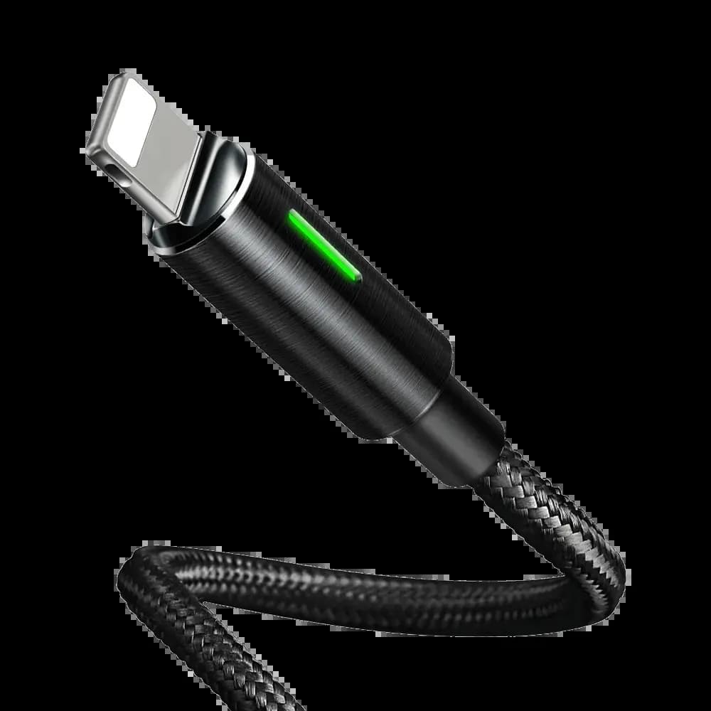 Câble Data USB vers Lightning Mcdodo (1,2m) Noir - Vue 2