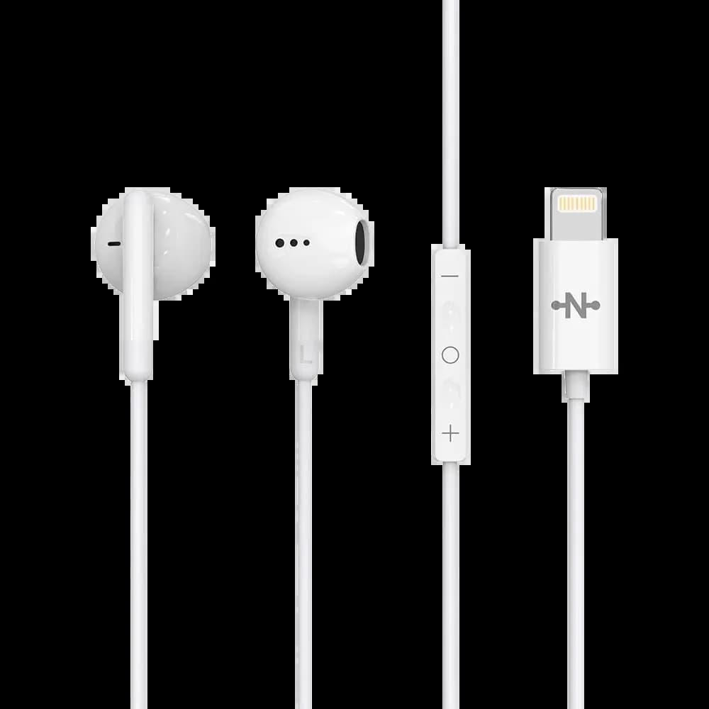 Écouteurs Filaires Lightning CONNECT Blanc