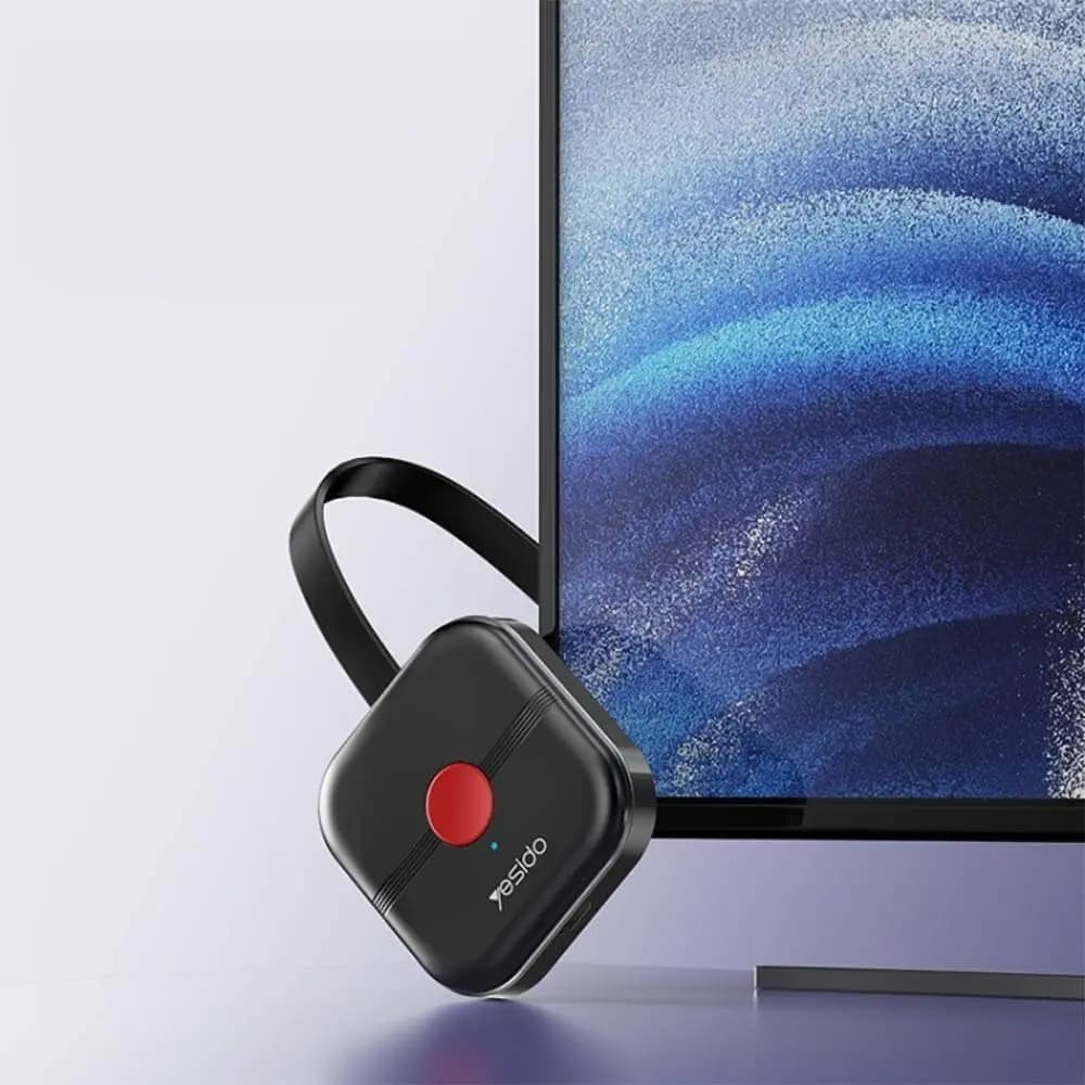 Dongle HDMI sans fil Miracast - Wi-Fi 2.4G & définition 4K - Yesido TV10 Noir - Vue 3
