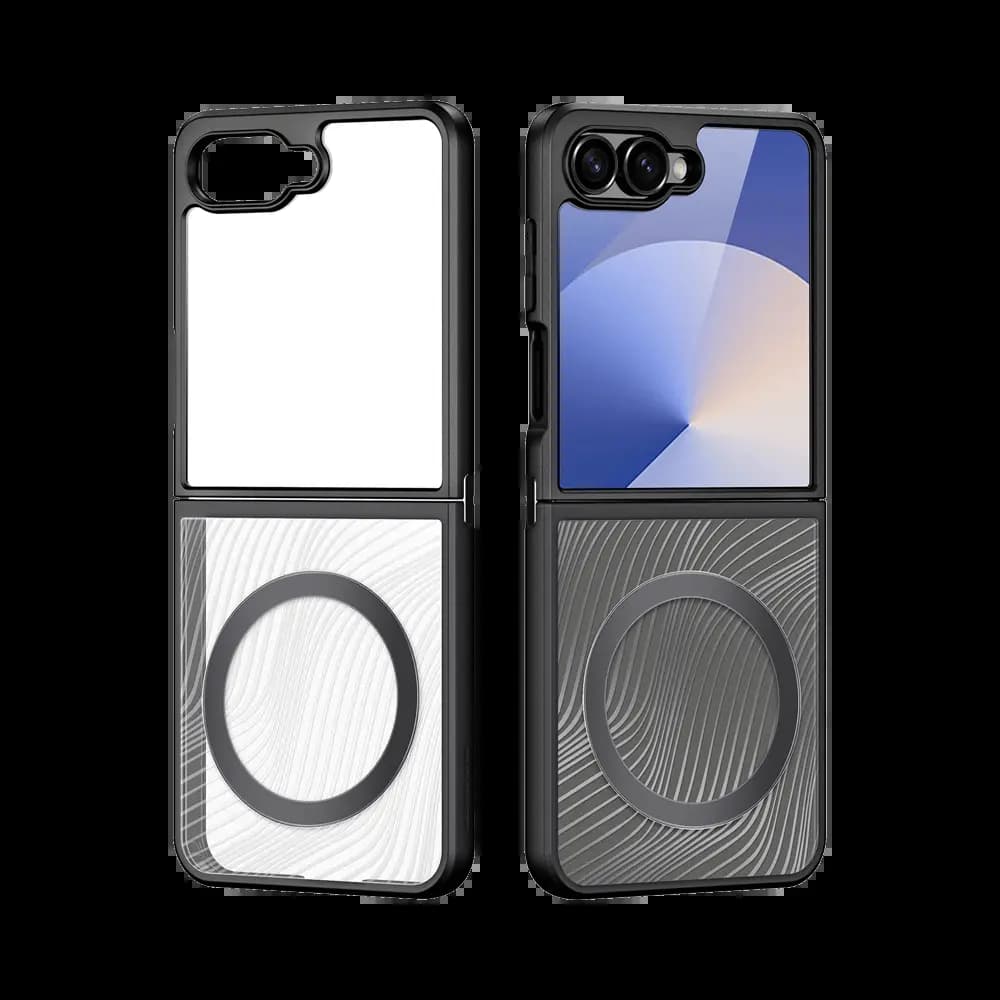 Coque MagSafe anti-chocs – Samsung Galaxy Z Flip 7 5G – Dux Ducis Aimo Mag Noir - Vue 2