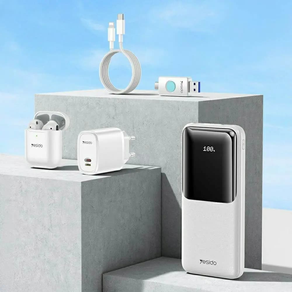 Kit d'Accessoires Yesido CG10 5 en 1 Blanc - Vue 5