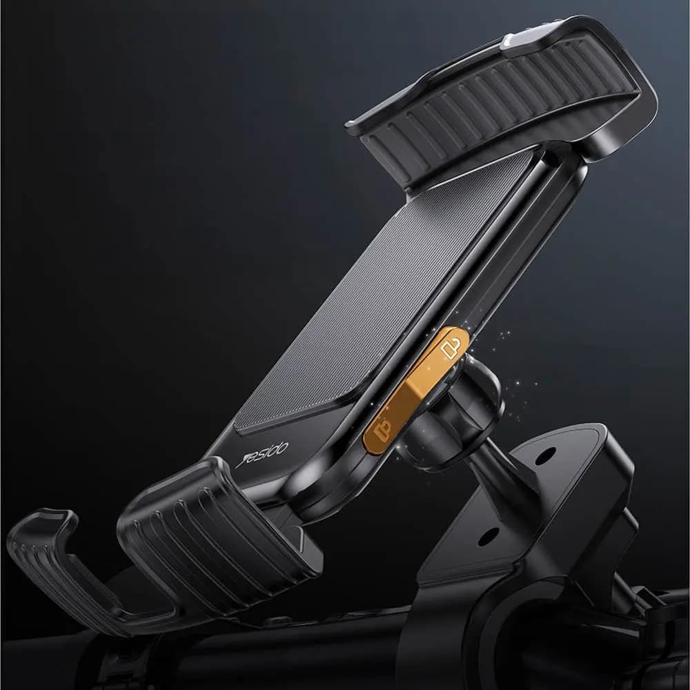 Support pour Smartphone Yesido 2 en 1 pour Vélo & Moto Noir - Vue 16