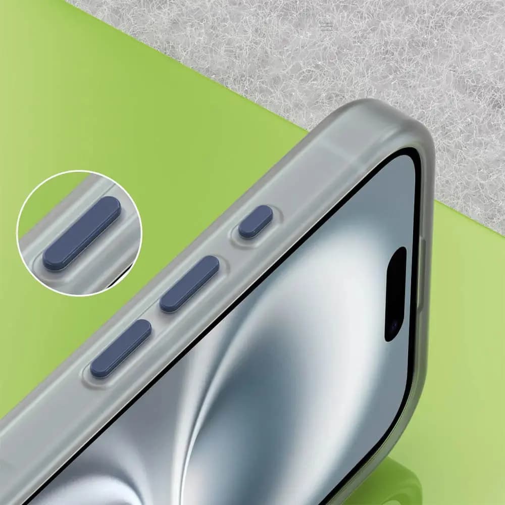 Coque MagSafe bi-matière – iPhone 16 – PROTECT MF-006 Bleu Marine - Vue 3