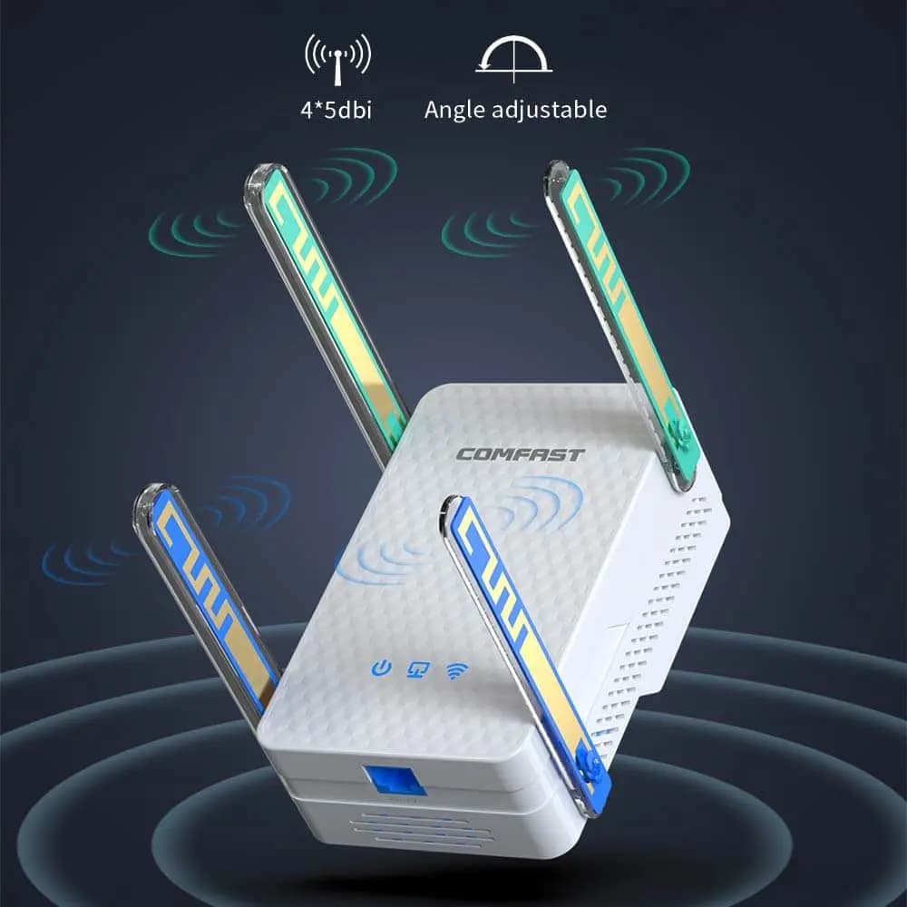 Répéteur WiFi 6 3000 Mbps – Comfast CF-XR185 V2 - Vue 3