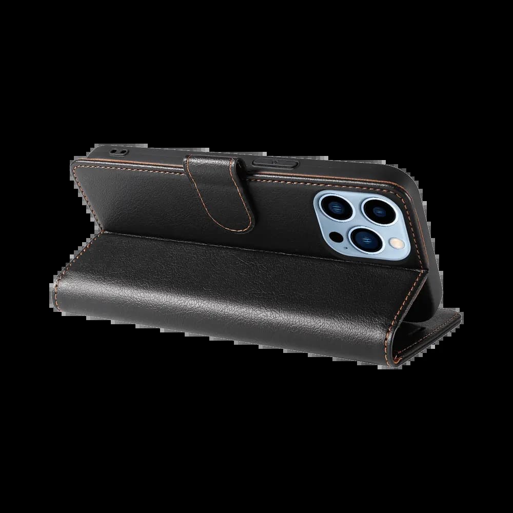 Housse folio anti-RFID iPhone 13 Pro – PROTECT IP011 Noir - Vue 2