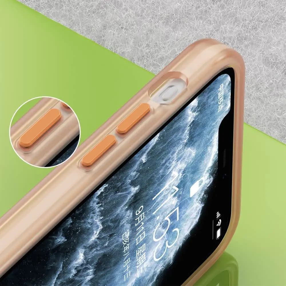 Coque MagSafe bi-matière –  iPhone 11 Pro – PROTECT MF-006 Orange - Vue 3
