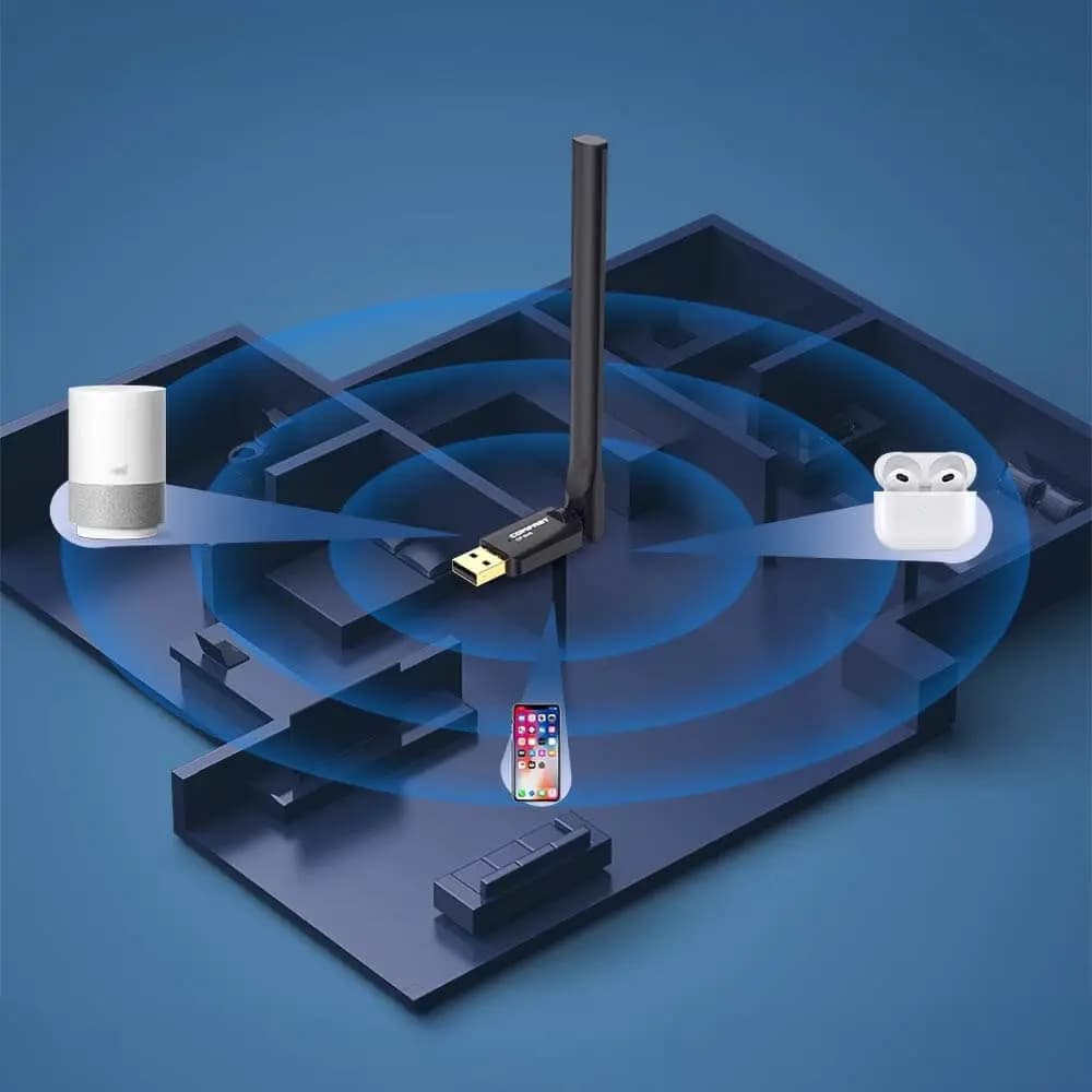 Clé Bluetooth Comfast BT 5.4 Noir - Vue 4