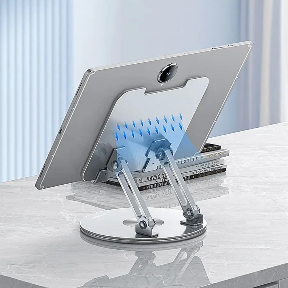 Support pour Tablette Yesido Rotation 360° Argent - Vue 25