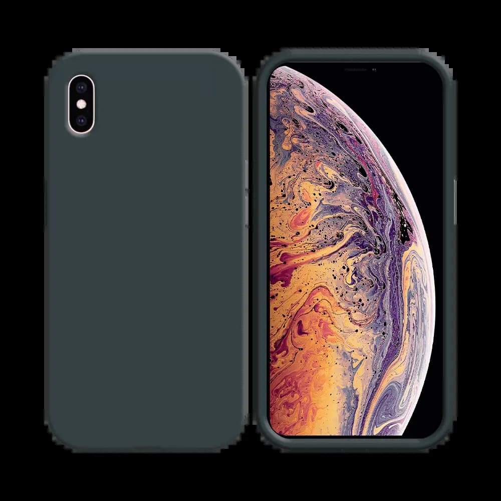 Coque silicone iPhone XS Max - Noir