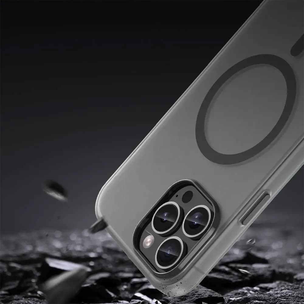 Coque MagSafe bi-matière – iPhone 13 Pro – PROTECT MF-006 Noir - Vue 4