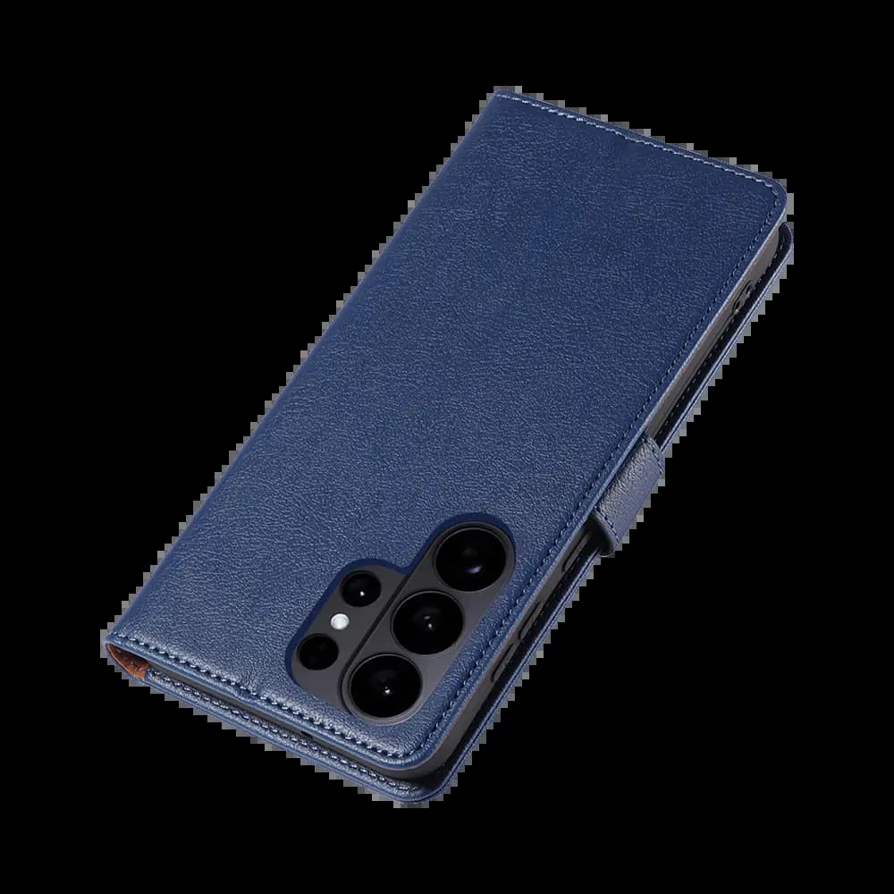 Housse folio anti-RFID Samsung Galaxy S26 Ultra – PROTECT IP011 Bleu Marine - Vue 6