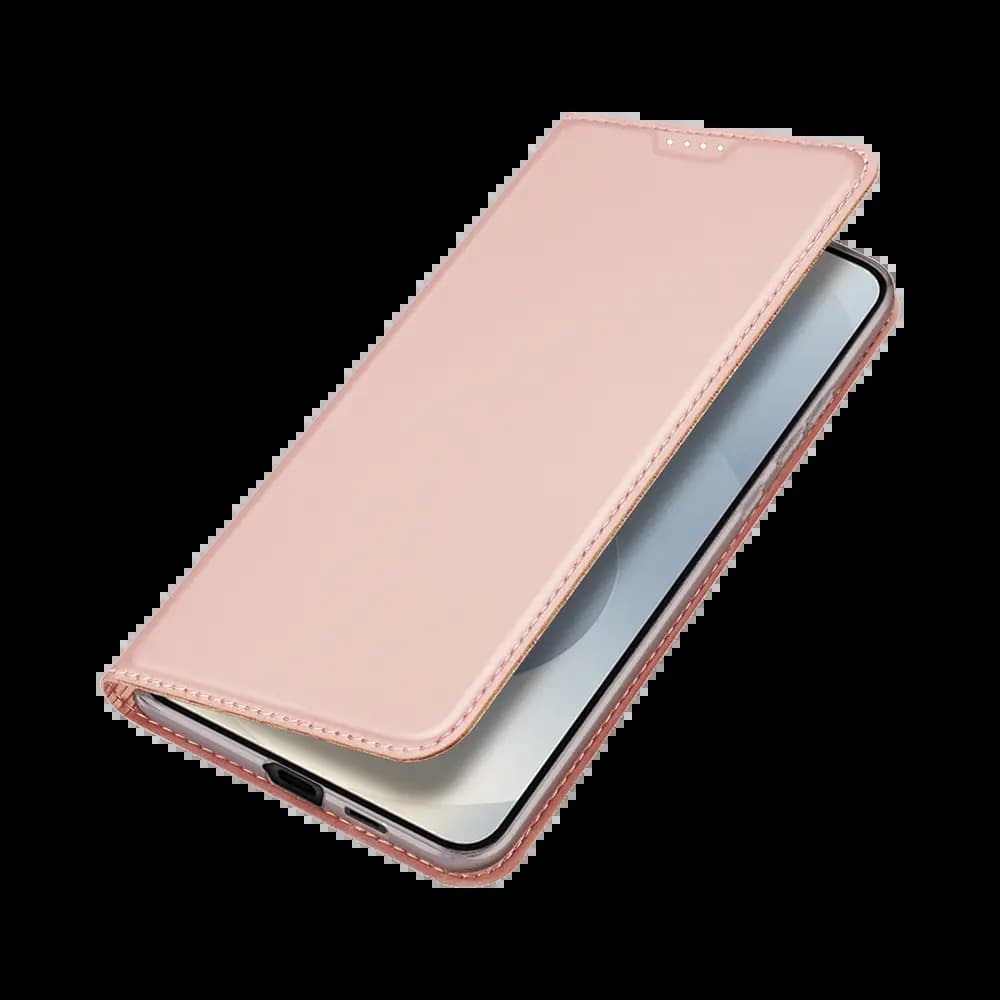 Housse folio Samsung Galaxy S25 porte-carte – Dux Ducis Skin Pro Rose - Vue 2