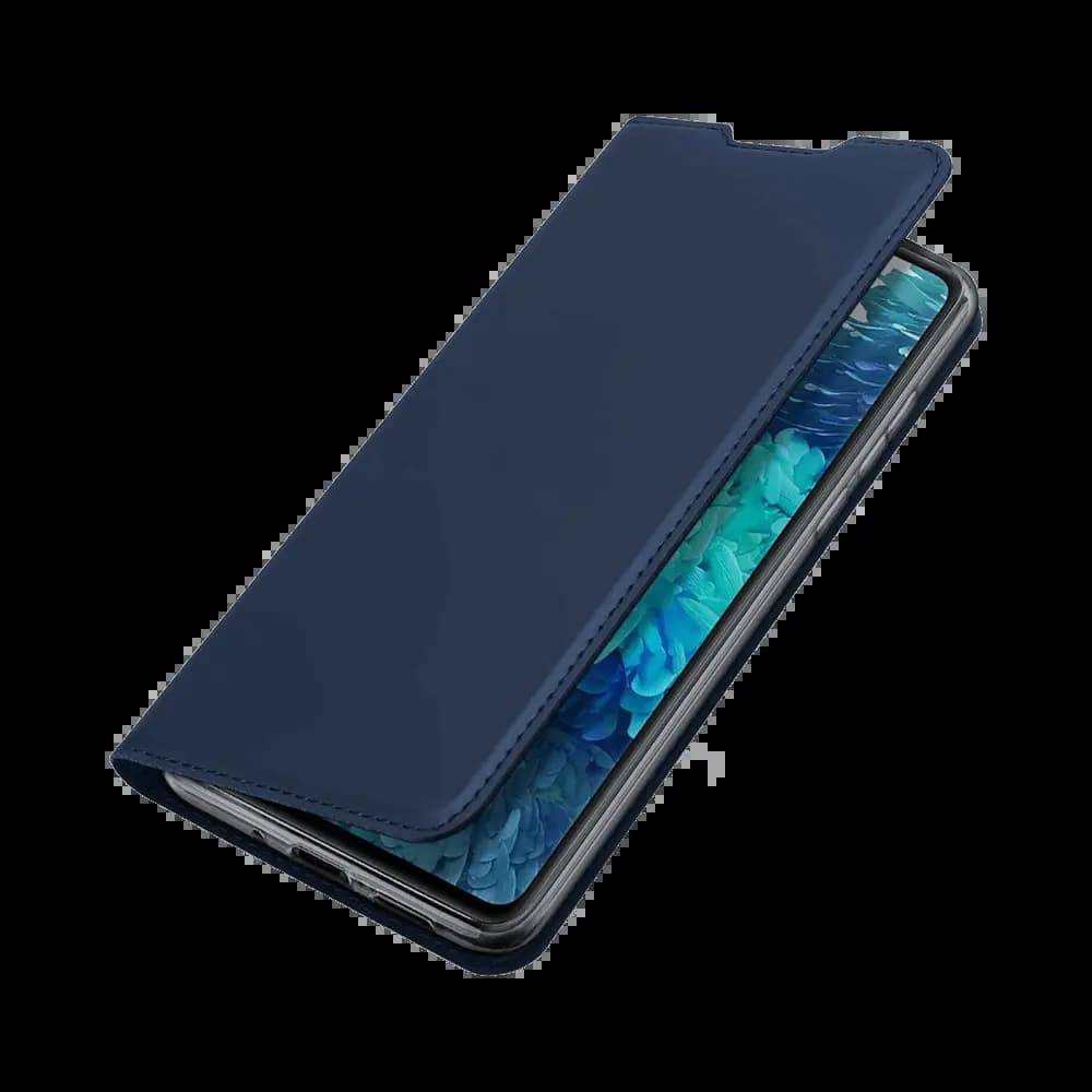 Housse folio Samsung Galaxy S20 FE porte-carte – Dux Ducis Skin Pro Bleu - Vue 3