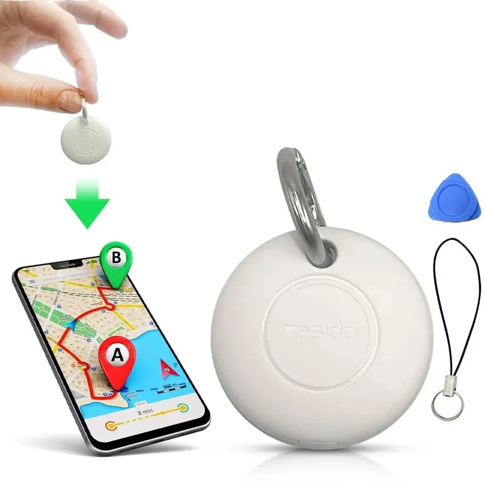Traceur GPS Yesido avec Apple Find My Blanc - Vue 2