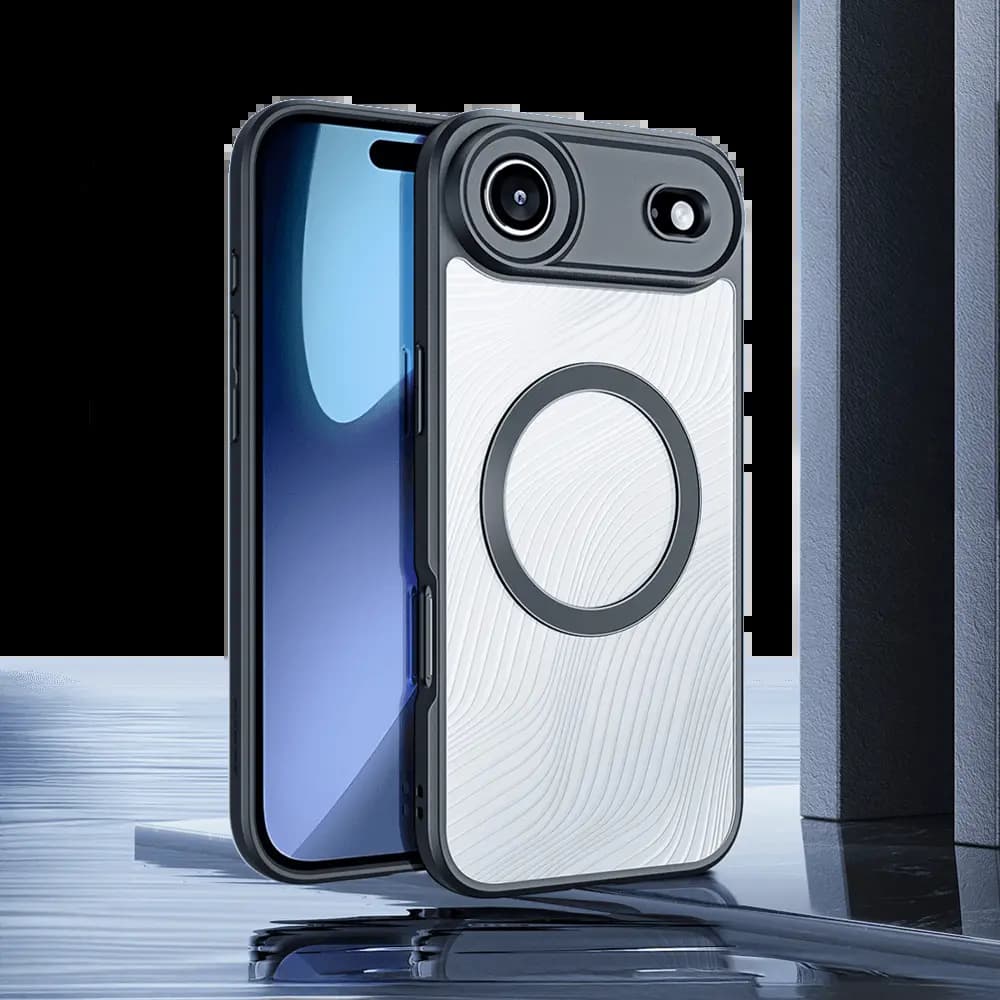 Coque MagSafe anti-chocs – iPhone Air – Dux Ducis Aimo Mag Noir - Vue 3