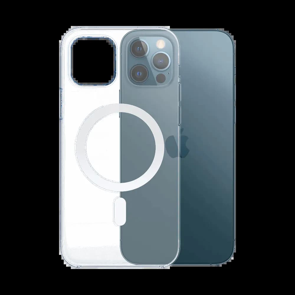 Coque transparente silicone MagSafe – iPhone 12 / 12 Pro 