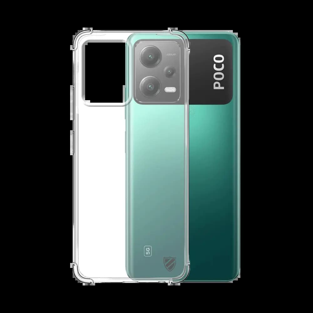 Coque antichoc renforcée transparente – compatible Xiaomi Poco X5 5G / Redmi Note 12 5G – silicone PROTECT