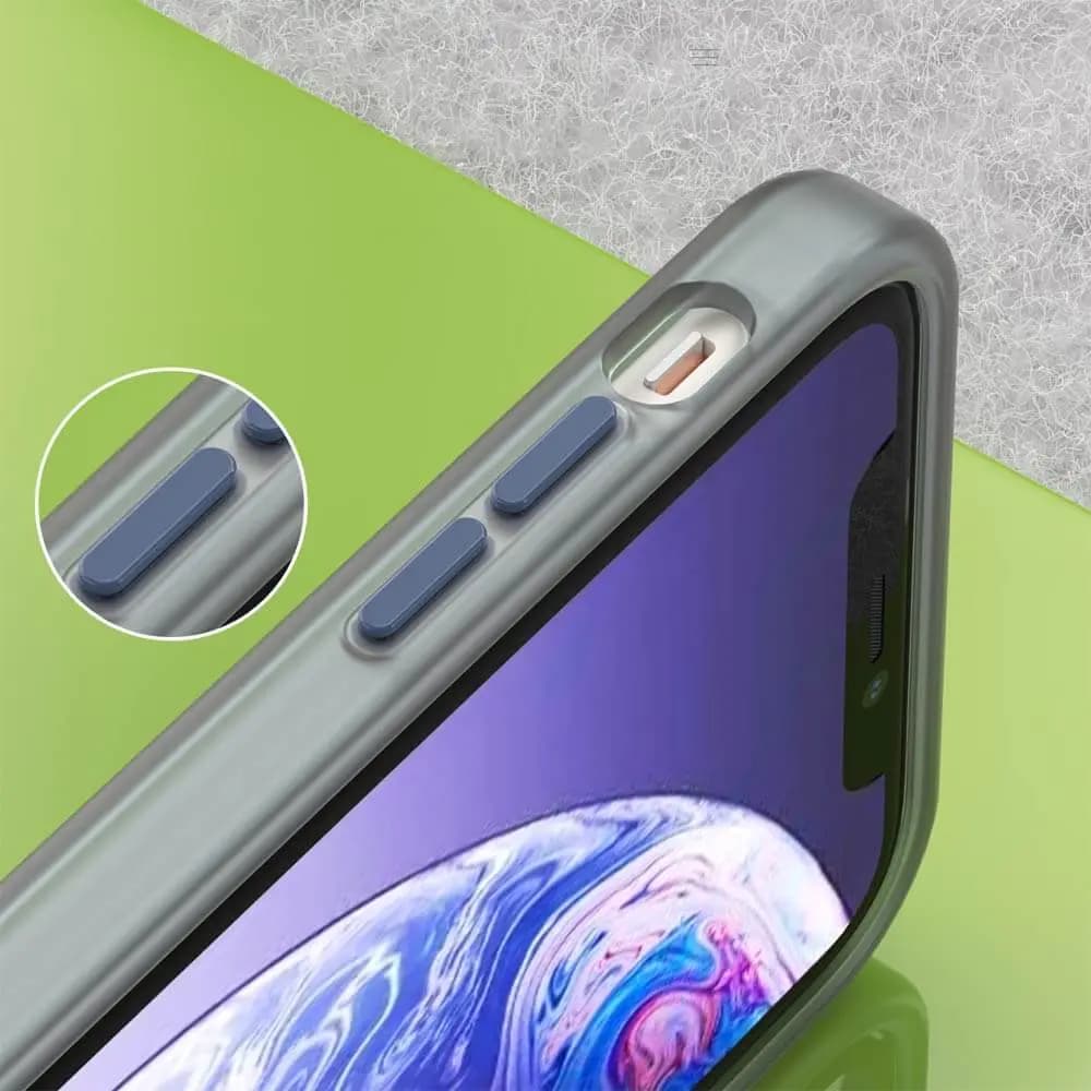 Coque MagSafe bi-matière – iPhone 11 – PROTECT MF-006 Bleu Marine - Vue 3