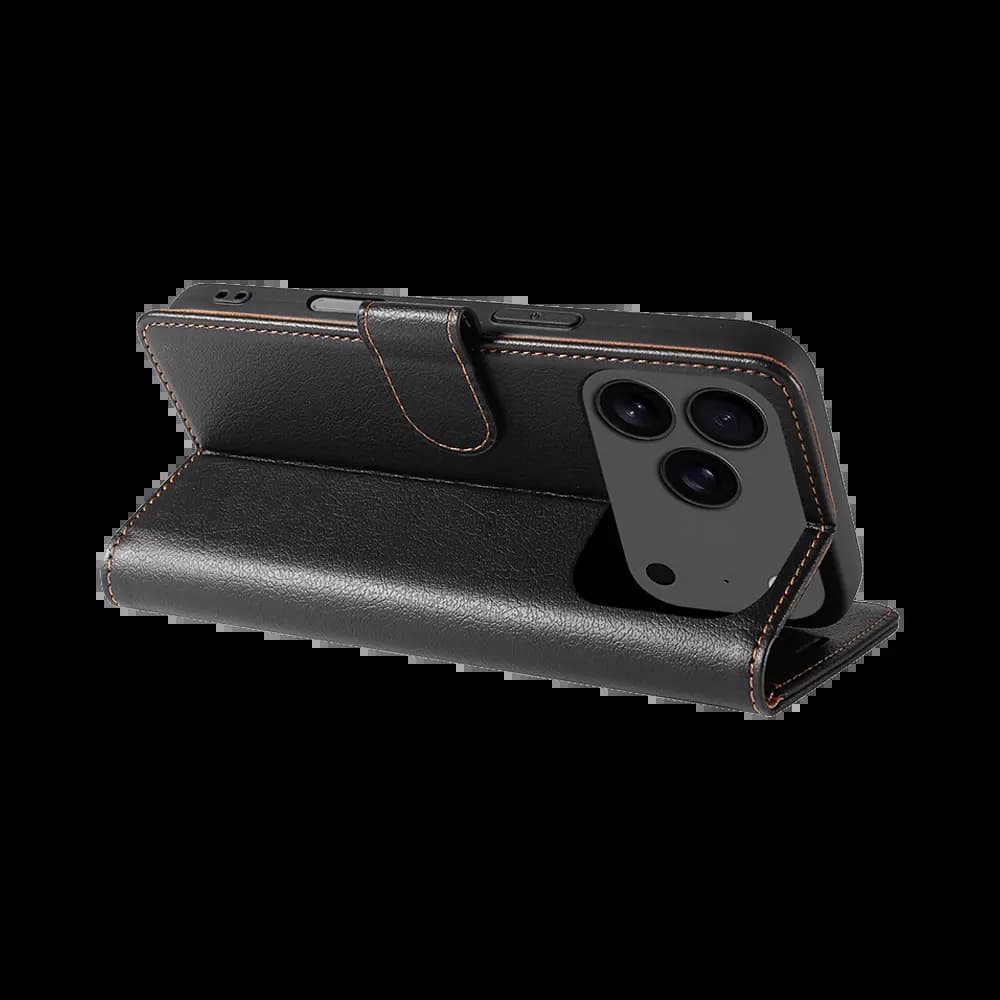 Housse folio anti-RFID iPhone 17 Pro Max – PROTECT IP011 Noir - Vue 2