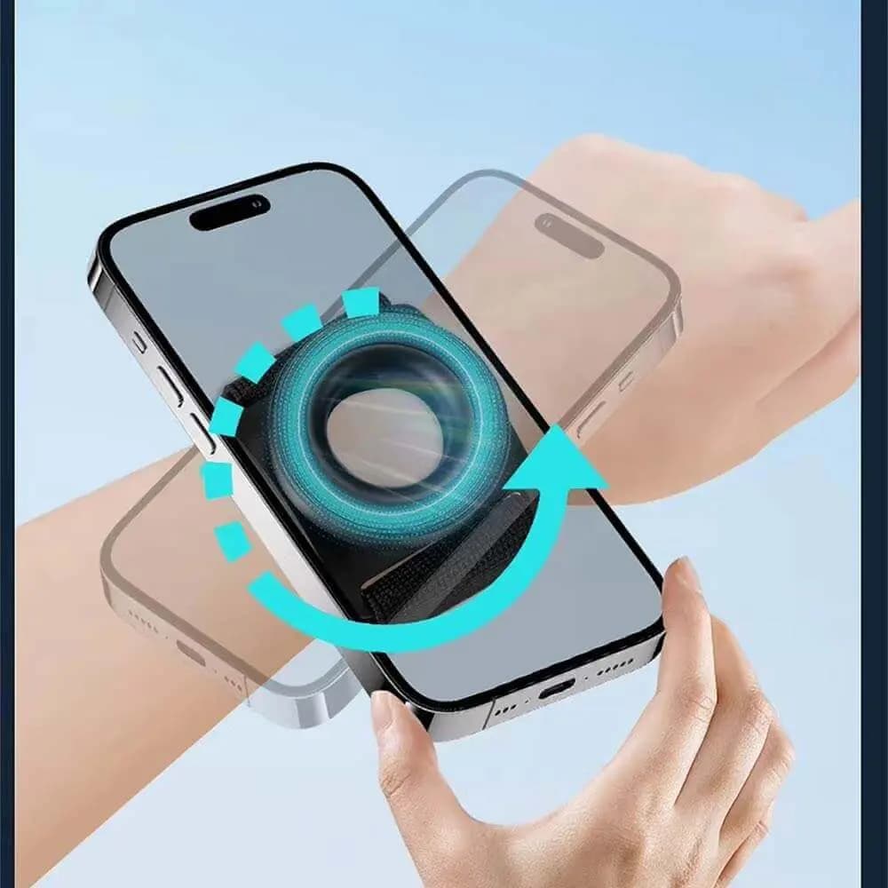 Support Smartphone Universel MagSafe pour Poignet Rotatif 360° Noir - Vue 36