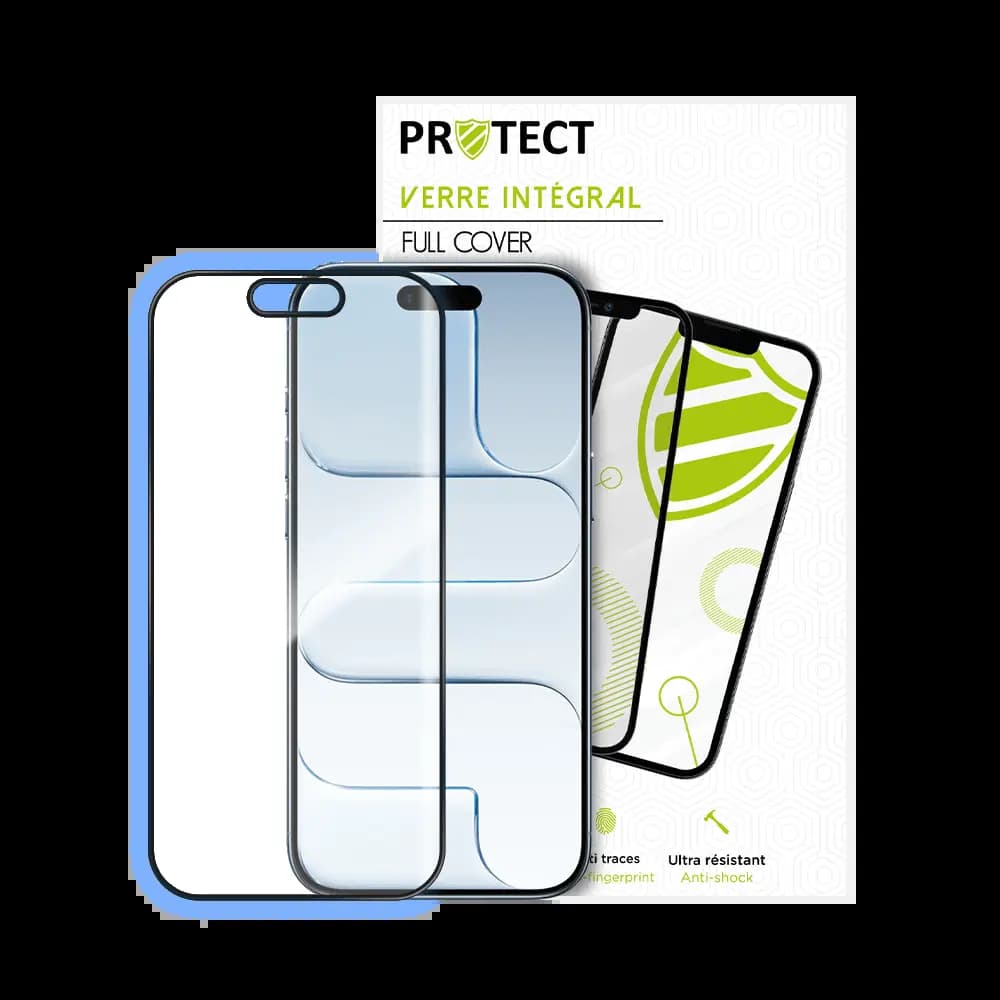 Verre trempé intégral 5D 9H – protection écran Apple iPhone Air – PROTECT Noir - Vue 2