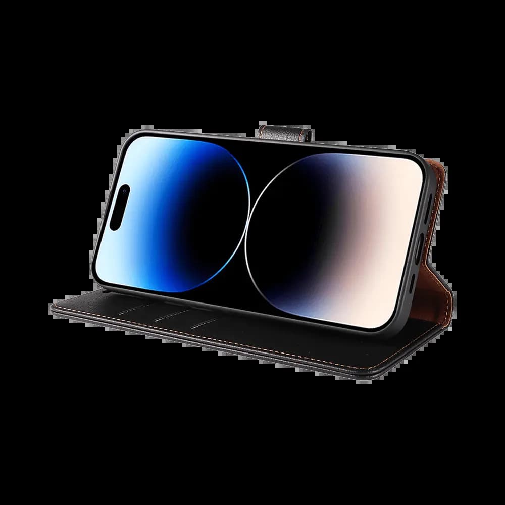 Housse folio anti-RFID iPhone 14 Pro – PROTECT IP011 Noir - Vue 5