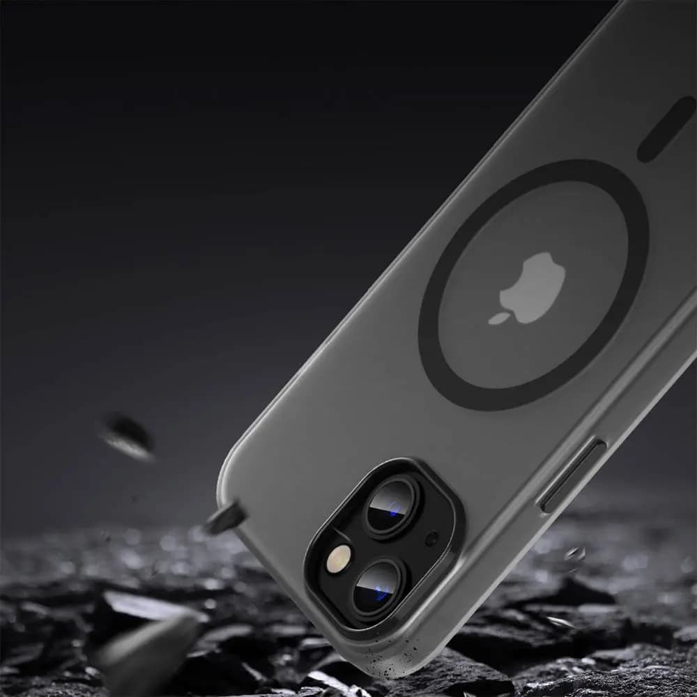 Coque MagSafe bi-matière – iPhone 13 – PROTECT MF-006 Noir - Vue 4