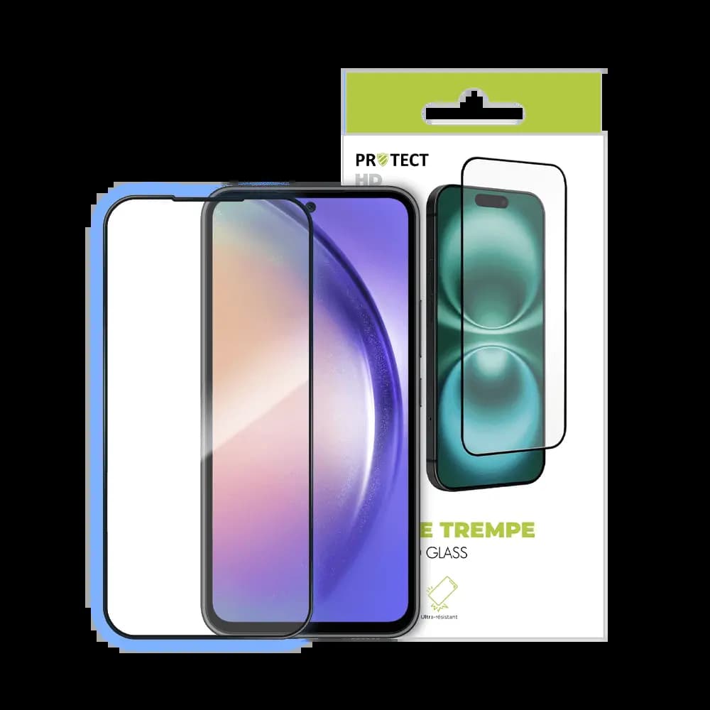 Verre trempé Samsung Galaxy A54 5G - protection écran 9H - PROTECT Transparent - Vue 3