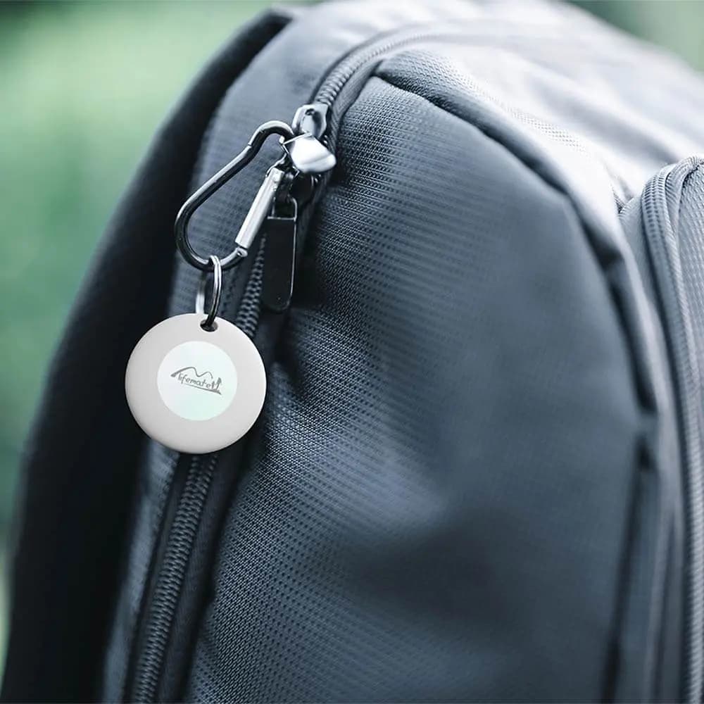 Traceur GPS MILI Life Tag iOS Blanc - Vue 3