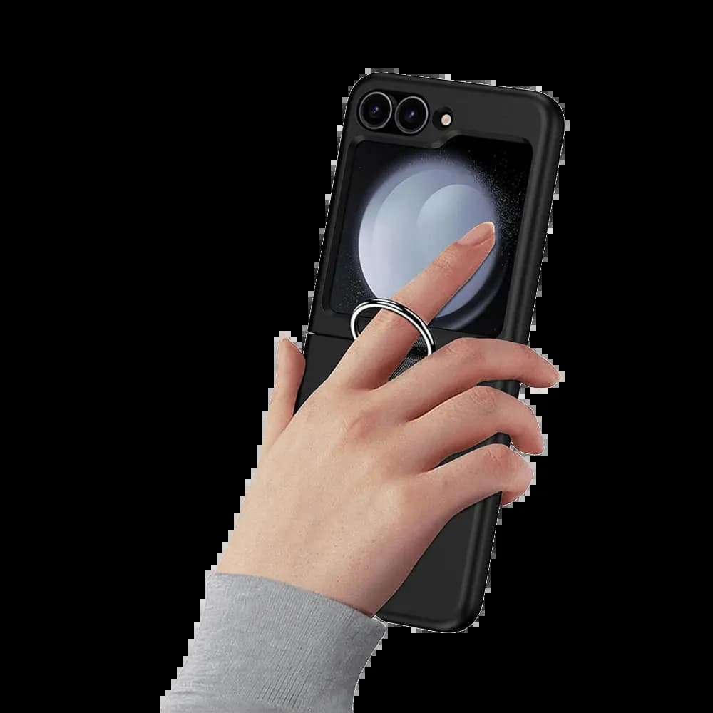 Coque de Protection avec Anneau Z-FL2 Samsung Galaxy Z Flip 6 5G Noir - Vue 6