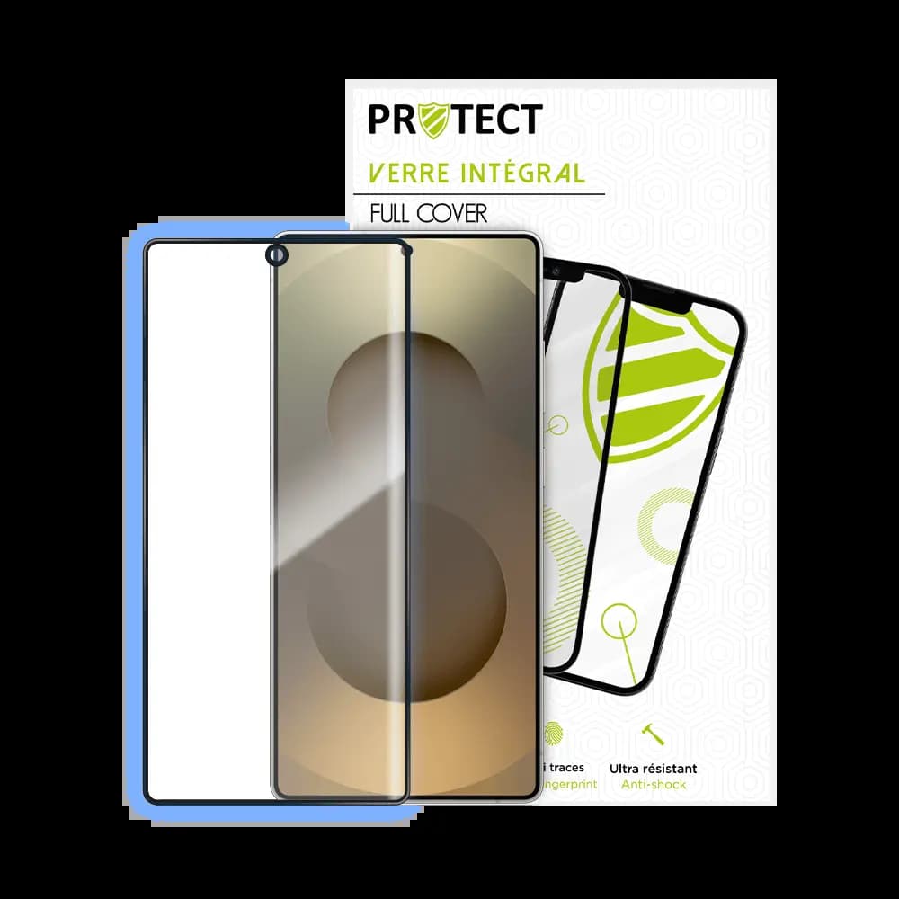Verre trempé intégral 5D 9H – protection écran Samsung Galaxy S25 Ultra – PROTECT Noir - Vue 2