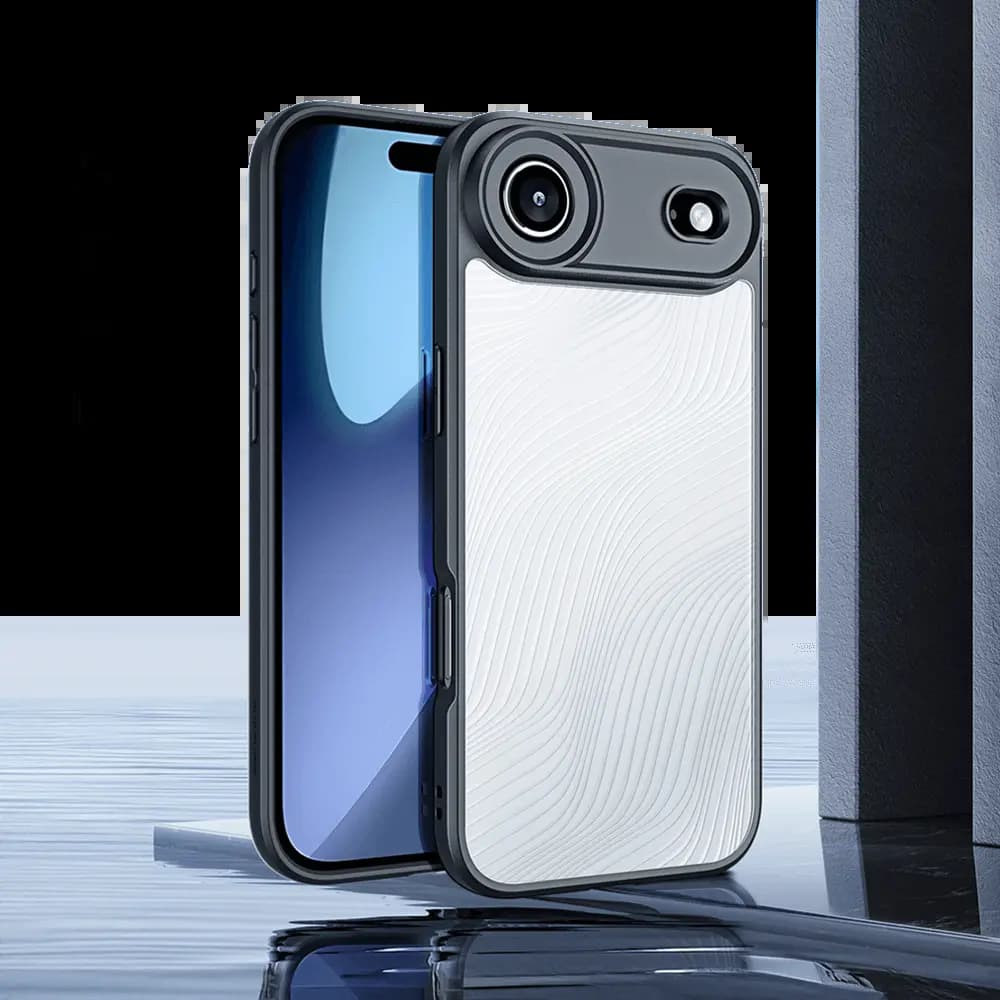 Coque anti-chocs finition mate – iPhone Air – Dux Ducis Aimo Noir - Vue 3