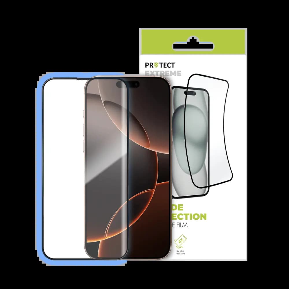 Film de protection extrême 7H – Apple iPhone 16 Pro – PROTECT Transparent - Vue 3