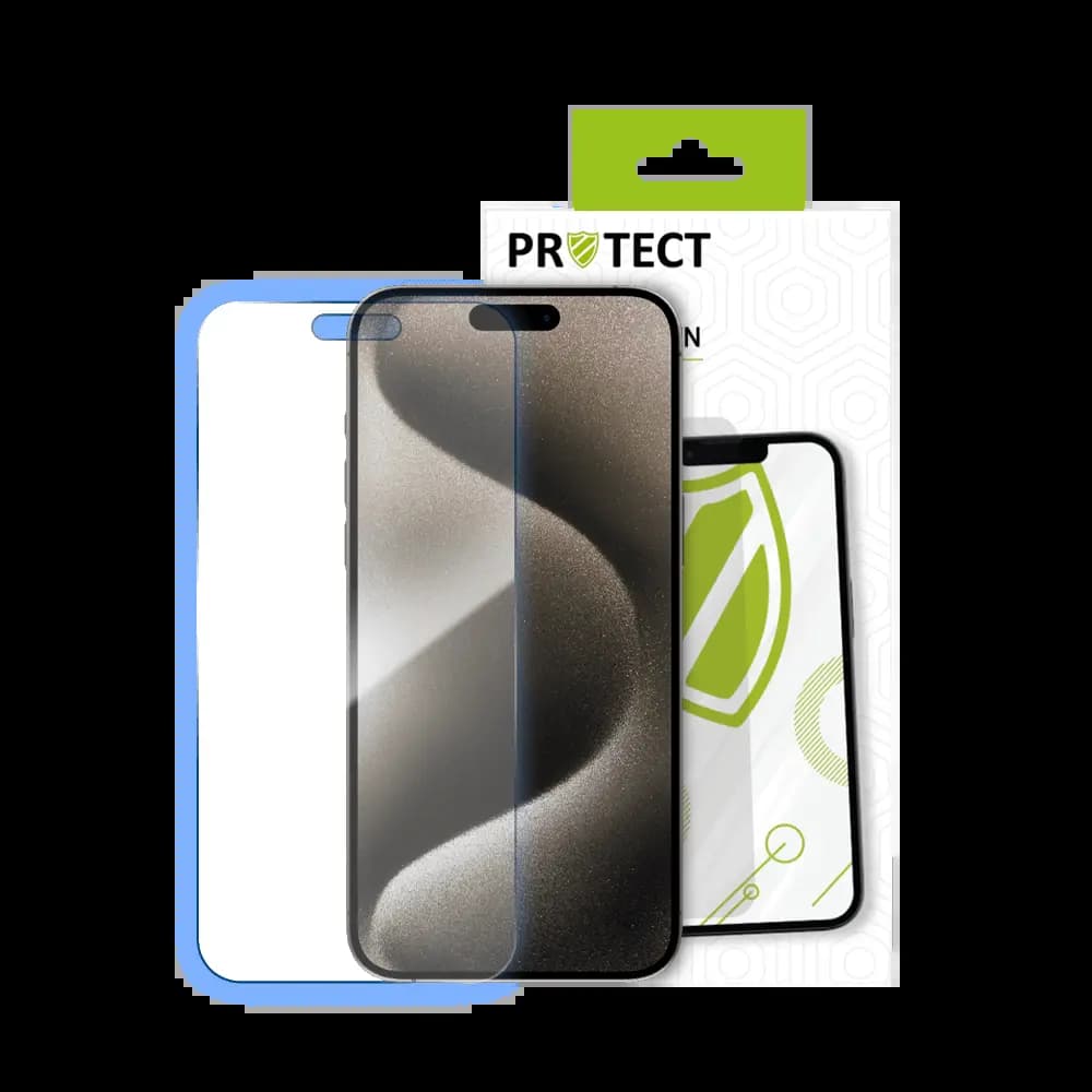 Verre trempé 9H – protection écran Apple iPhone 15 Pro Max – PROTECT Transparent - Vue 2