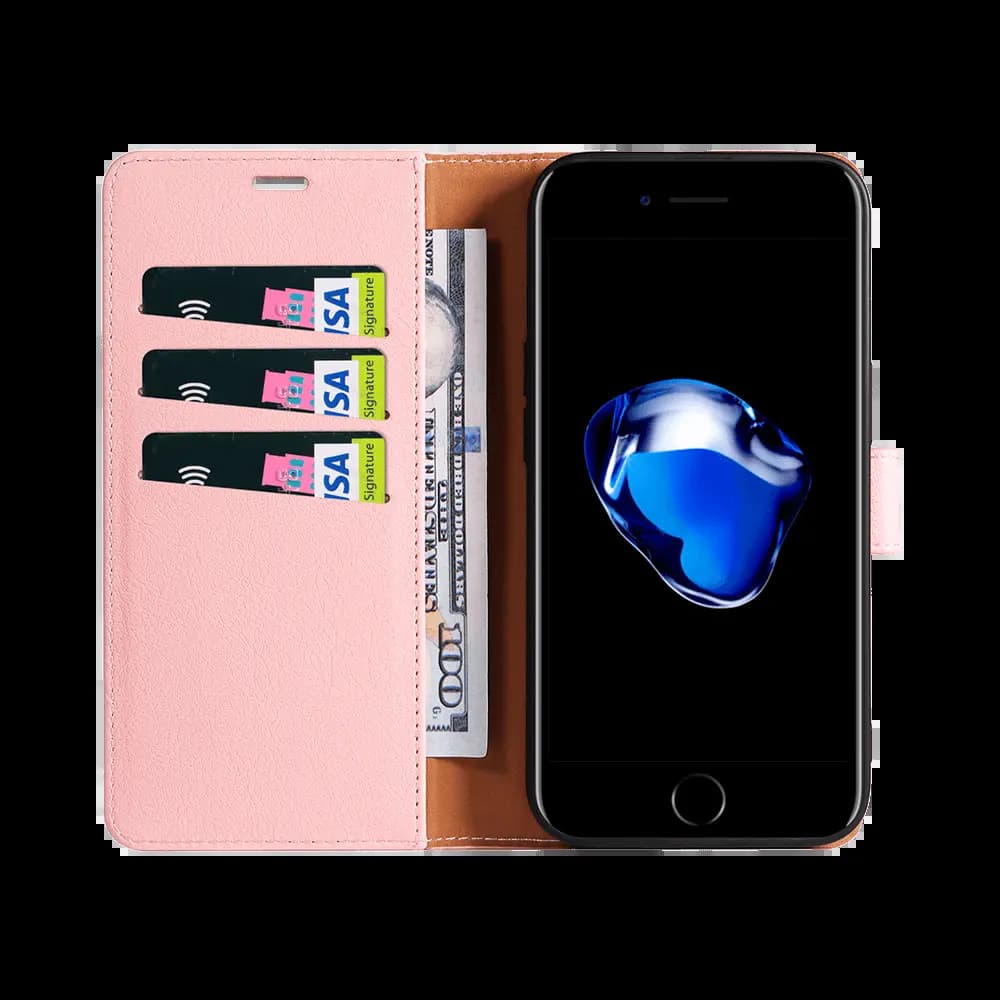 Housse folio anti-RFID iPhone 6 / 6S – PROTECT IP011 Rose - Vue 2
