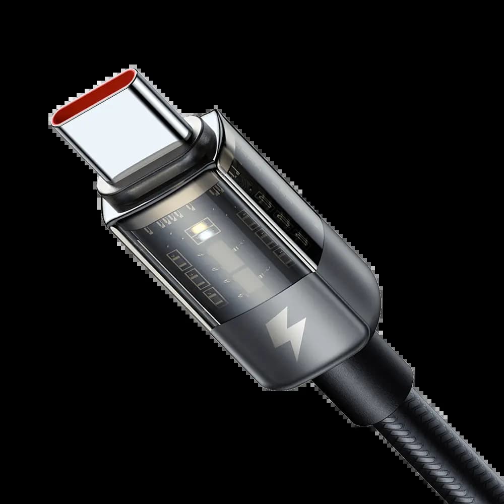 Câble Data USB vers USB-C Super Charge Mcdodo (1.2m) Noir - Vue 2