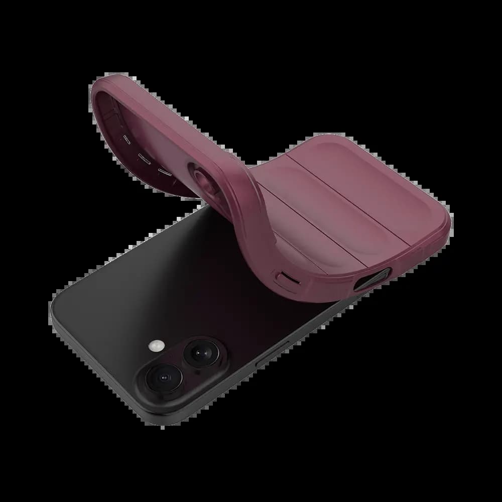 Coque de protection iPhone 16 Plus antichoc renforcée – PROTECT IX008 Prune - Vue 3