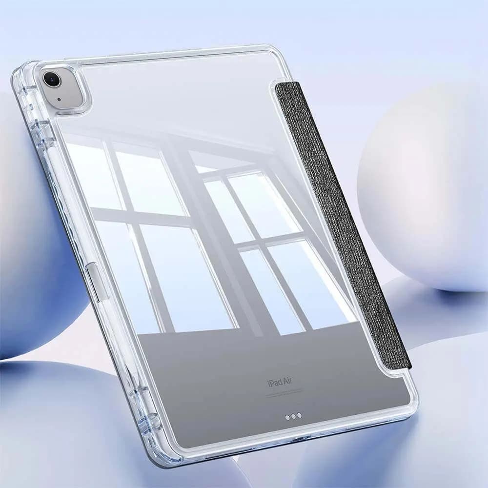 Housse folio iPad Pro 12.9" (2018 à 2022) & iPad Air 13" M2 avec porte-stylet - Dux Ducis Unid Noir - Vue 2