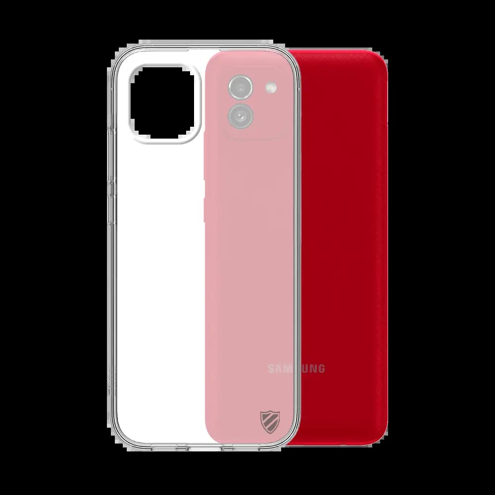 Coque Silicone PROTECT pour Samsung Galaxy A03 Transparent