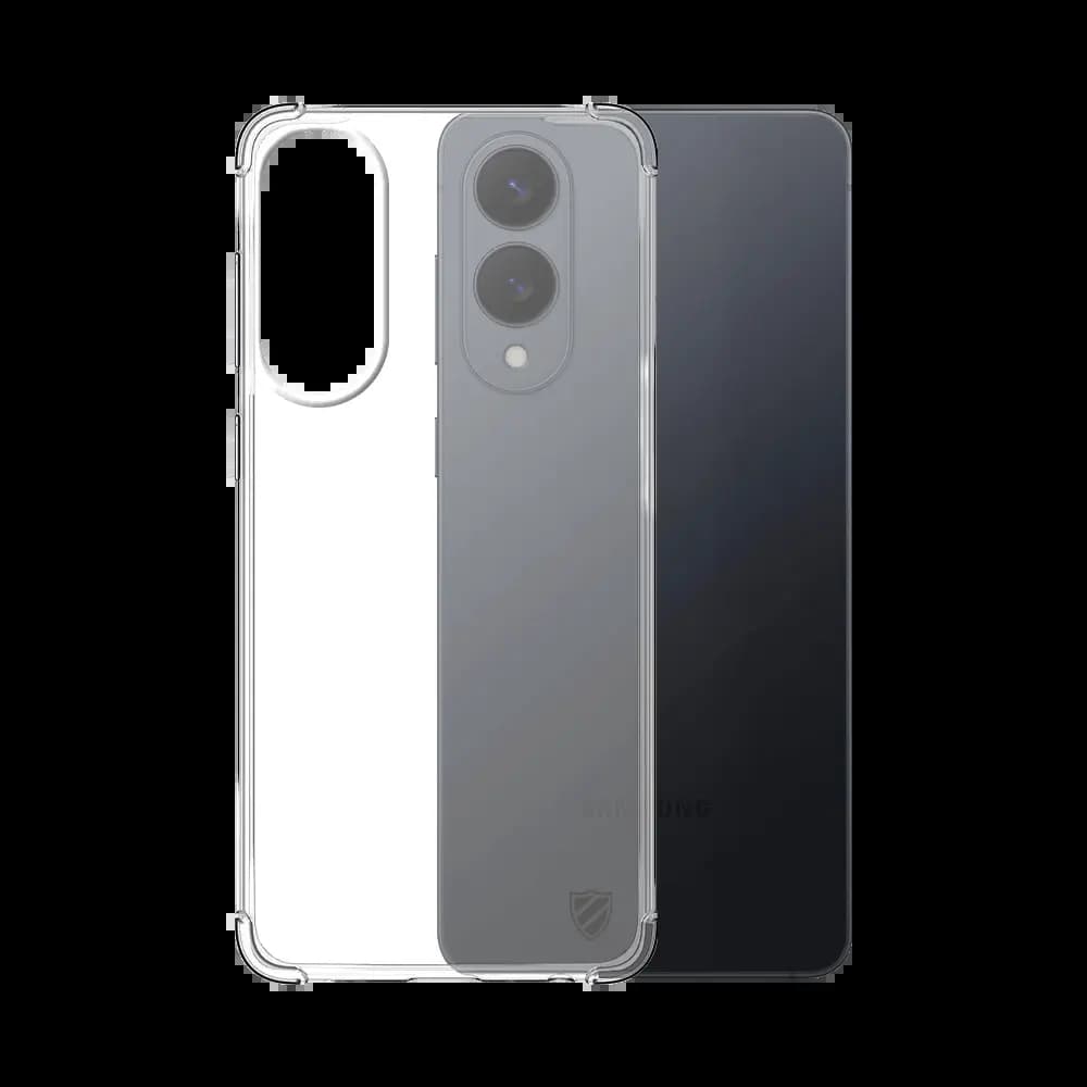 Coque Silicone Renforcée PROTECT pour Samsung Galaxy S25 Edge Transparent