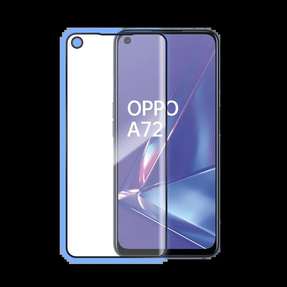 Verre trempé intégral 5D 9H – protection écran OPPO A72 4G – PROTECT Noir