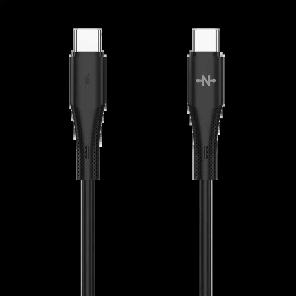 Câble Data USB-C vers USB-C CONNECT MC-CNC14 36W (1m) Noir