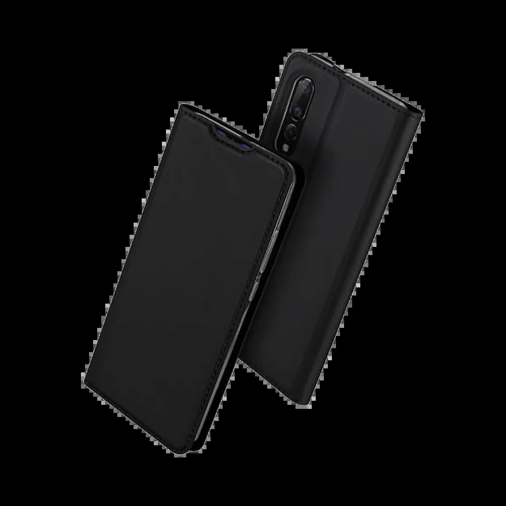 Housse folio Xiaomi Mi 9 Lite porte-carte – Dux Ducis Skin Pro Noir