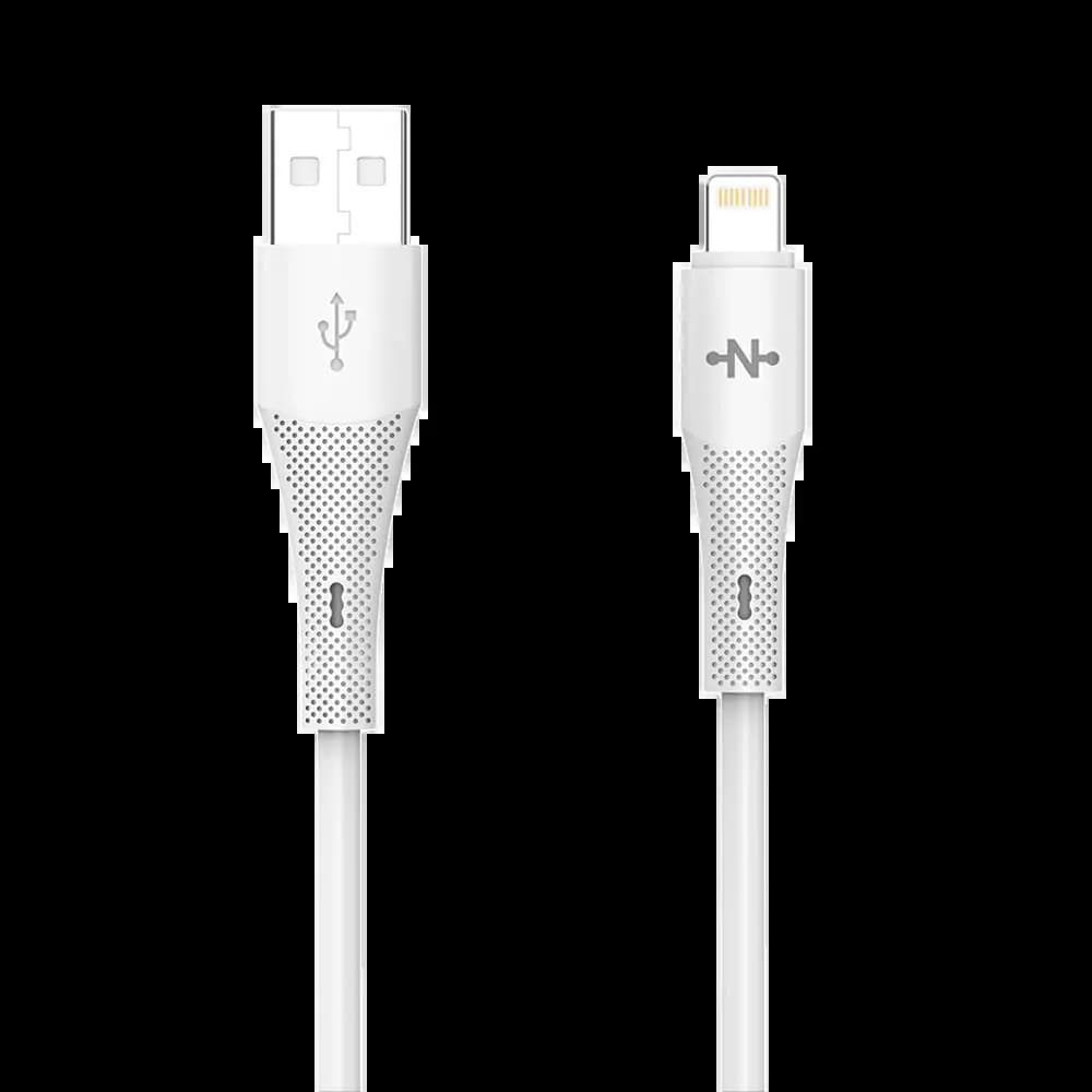 Câble Data USB vers Lightning CONNECT 10W (1m) Blanc